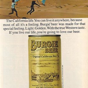 Burgie Beer Ad 1974