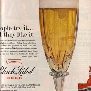 Carling Ad 1960