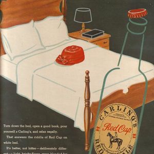 Carling's Red Cap Ale Ad 1947