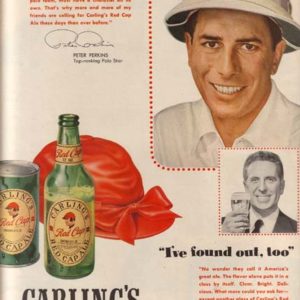 Carling's Red Cap Ale Ad 1950