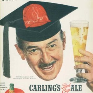 Carling's Red Cap Ale Ad 1951