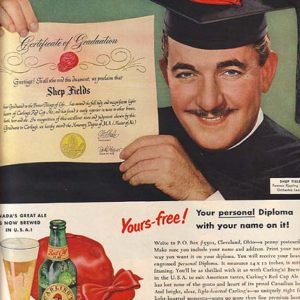 Carling's Red Cap Ale Ad August 1951