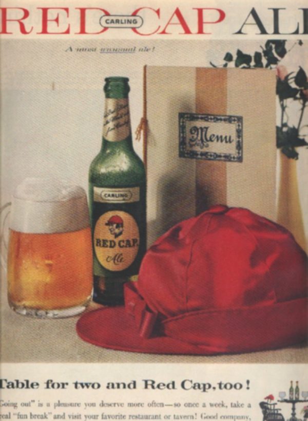 Carling's Red Cap Ale Ad February 1959