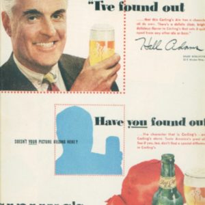 Carling's Red Cap Ale Ad November 1949