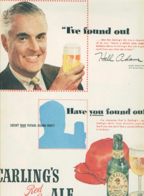 Carling's Red Cap Ale Ad November 1949