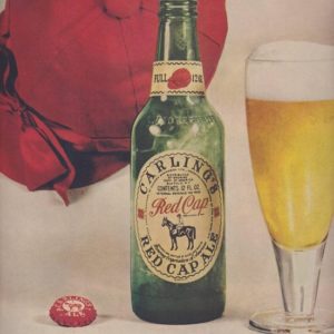 Carling's Red Cap Ale Ad October 1948