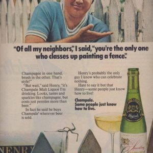 Champale Malt Liquor Ad 1971