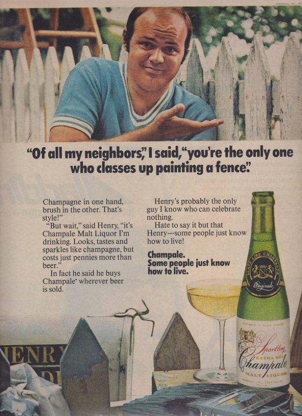 Champale Malt Liquor Ad 1971