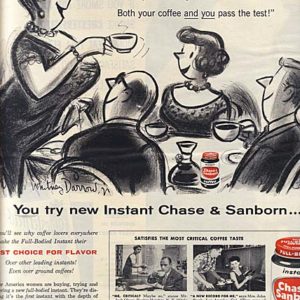 Chase & Sanborn Coffee Ad 1956