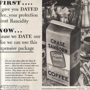 Chase and Sanborn Coffee Ad 1936