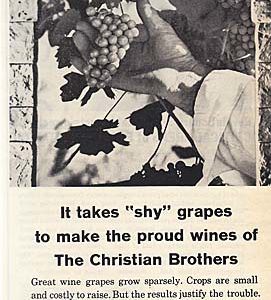Christian Brothers Ad 1960