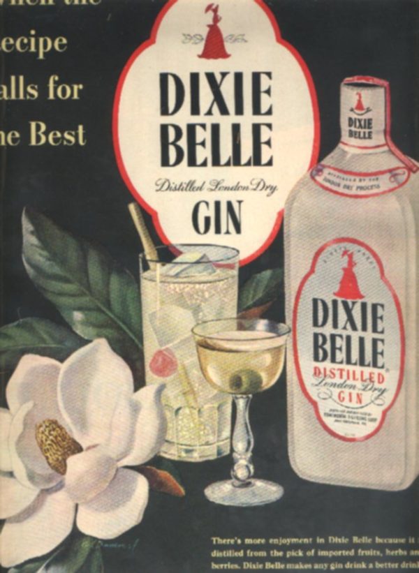 Dixie Belle Gin Ad 1951