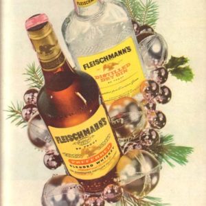 Fleischmann's Gin Ad 1958