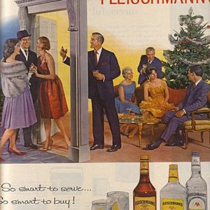 Fleischmann's Gin Ad 1962
