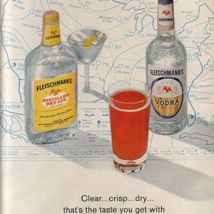 Fleischmann's Gin Ad 1964