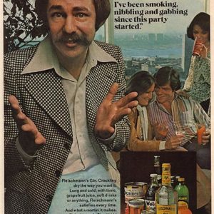 Fleischmann's Gin Ad 1977