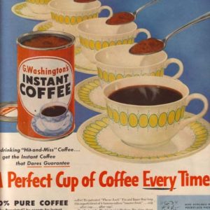 G Washington Coffee Ad 1953