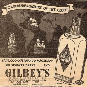 Gilbey's Gin Ad 1936