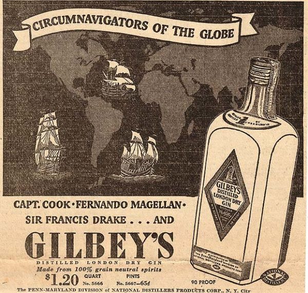 Gilbey's Gin Ad 1936