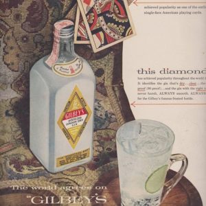 Gilbey's Gin Ad 1955