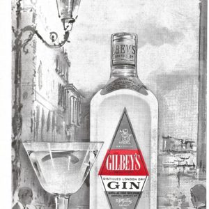 Gilbey's Gin Ad 1958