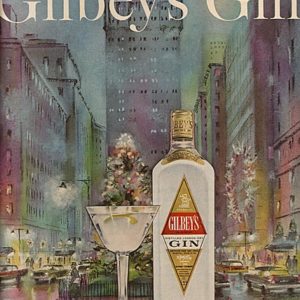 Gilbey's Gin Ad 1962