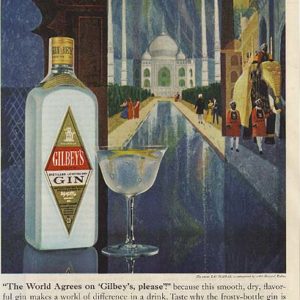 Gilbey's Gin Ad 1963