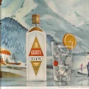 Gilbey's Gin Ad July 1961