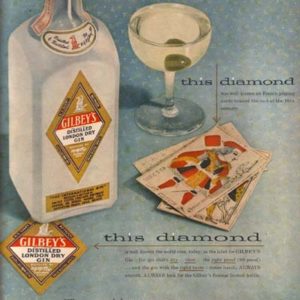 Gilbey's Gin Ad November 1955