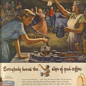 Maxwell House Coffee Ad 1950