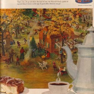 Maxwell House Coffee Ad October 1951