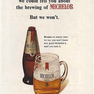 Michelob Ad April 1968