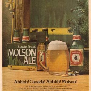 Molson Ale Ad 1975