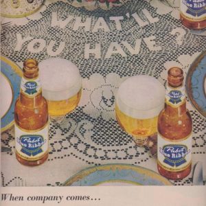 Pabst Ad 1953