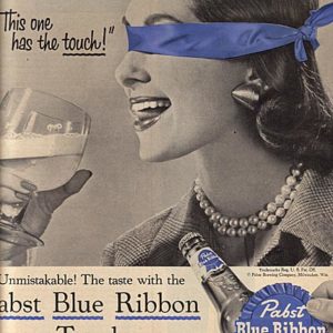 Pabst Ad April 1956