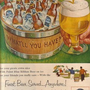 Pabst Ad August 1954