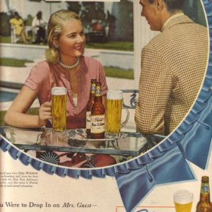 Pabst Ad December 1948