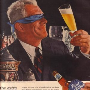 Pabst Ad October 1956