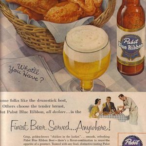 Pabst Ad September 1954