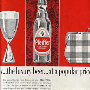 Pfeiffer Beer Ad 1963