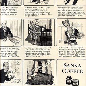 Sanka Coffee Ad 1942