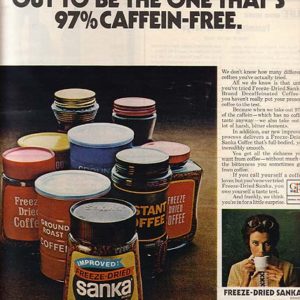 Sanka Coffee Ad 1971