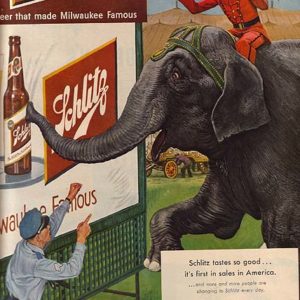 Schlitz Ad 1951 August