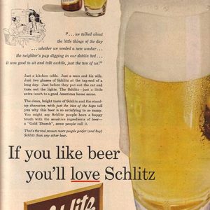 Schlitz Ad 1952