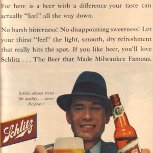 Schlitz Ad April 1955