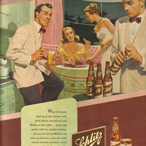 Schlitz Ad August 1947