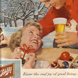 Schlitz Ad December 1959