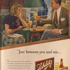 Schlitz Ad January 1948