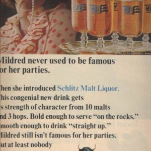 Schlitz Ad June 1966