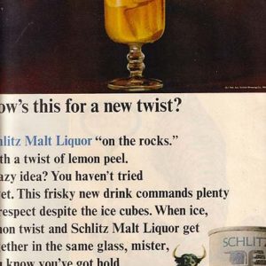 Schlitz Ad March 1966